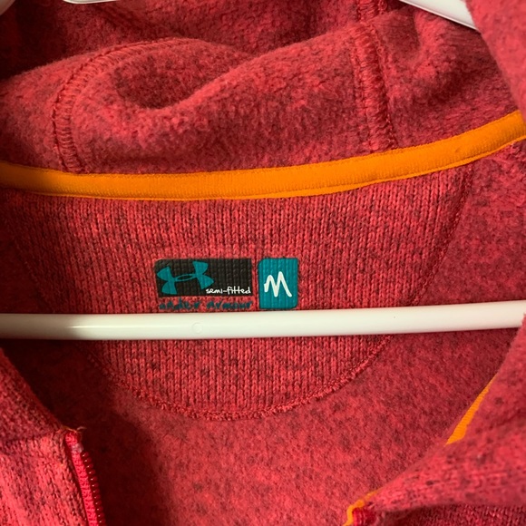 Under Amour coat, size M, hot pink - Picture 4 of 4